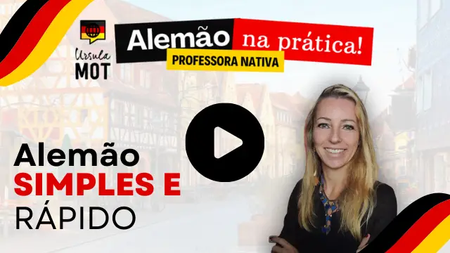 Professora nativa de alemão Ursula Mot - Curso Alemão Simples e Rápido com o Método MOT